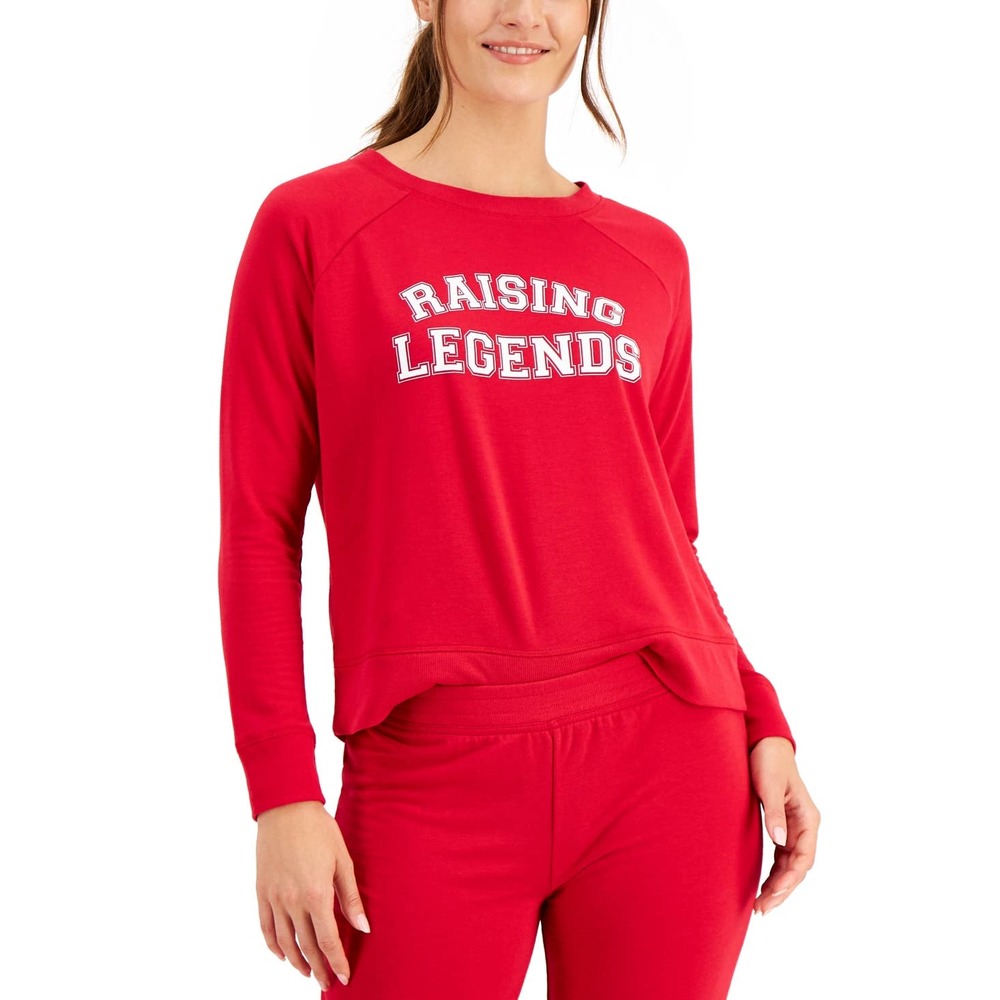 NEW Family Pajama Women's Raising Legends Matching Set Candy Red Size X-Large